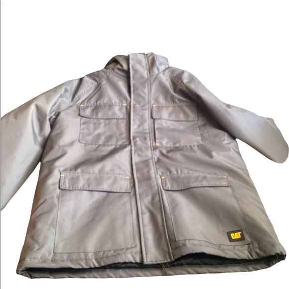 Large men’s CAT jacket grey - Picture 3 of 4